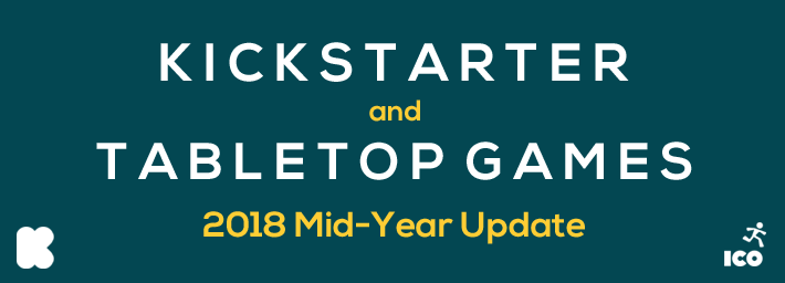 Kickstarter and Tabletop Games: 2018 Mid-Year Update